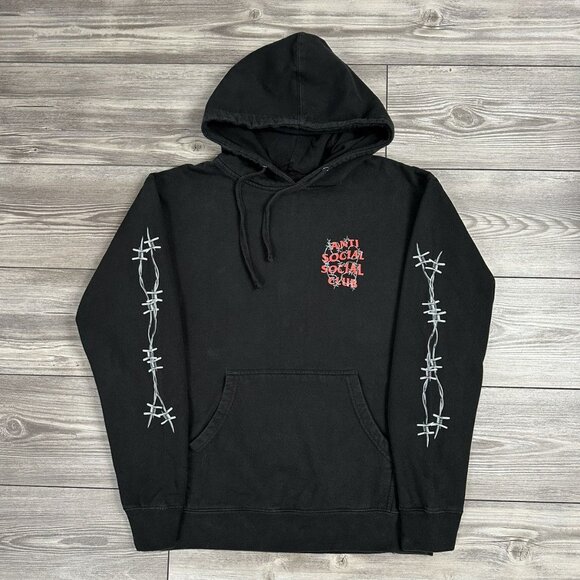 Anti Social Social Club Barbed Wire Barbera Hoodie - Picture 1 of 5